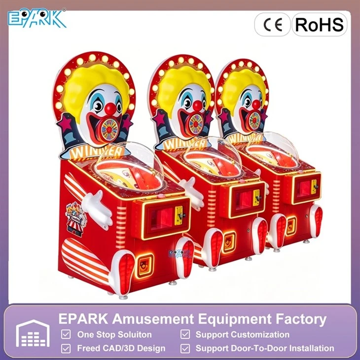 Happy Winner Clown Theme Coin Operated Lollipop Machine Candy Vending Machine suppliers