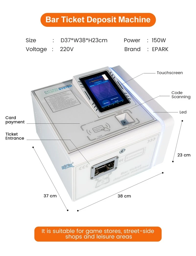 Bar Ticket Deposit Machine 2 Bar Ticket Deposit Machine 2