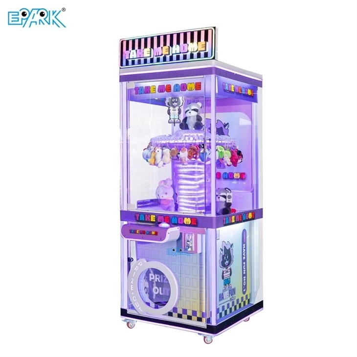 Purple Clip Machine Arcade Kids Toy Vending Machine Game Machine suppliers