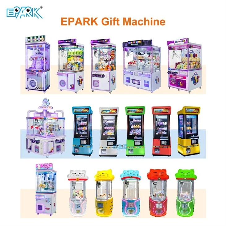 Purple Clip Machine Arcade Kids Toy Vending Machine Game Machine high quality