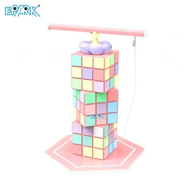Torre da gioco morbida colorata Magic Cube per parco giochi per bambini